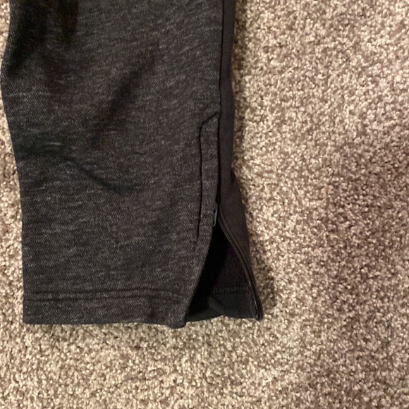 Dark gray Adidas sweatpants. - Picture 2 of 3